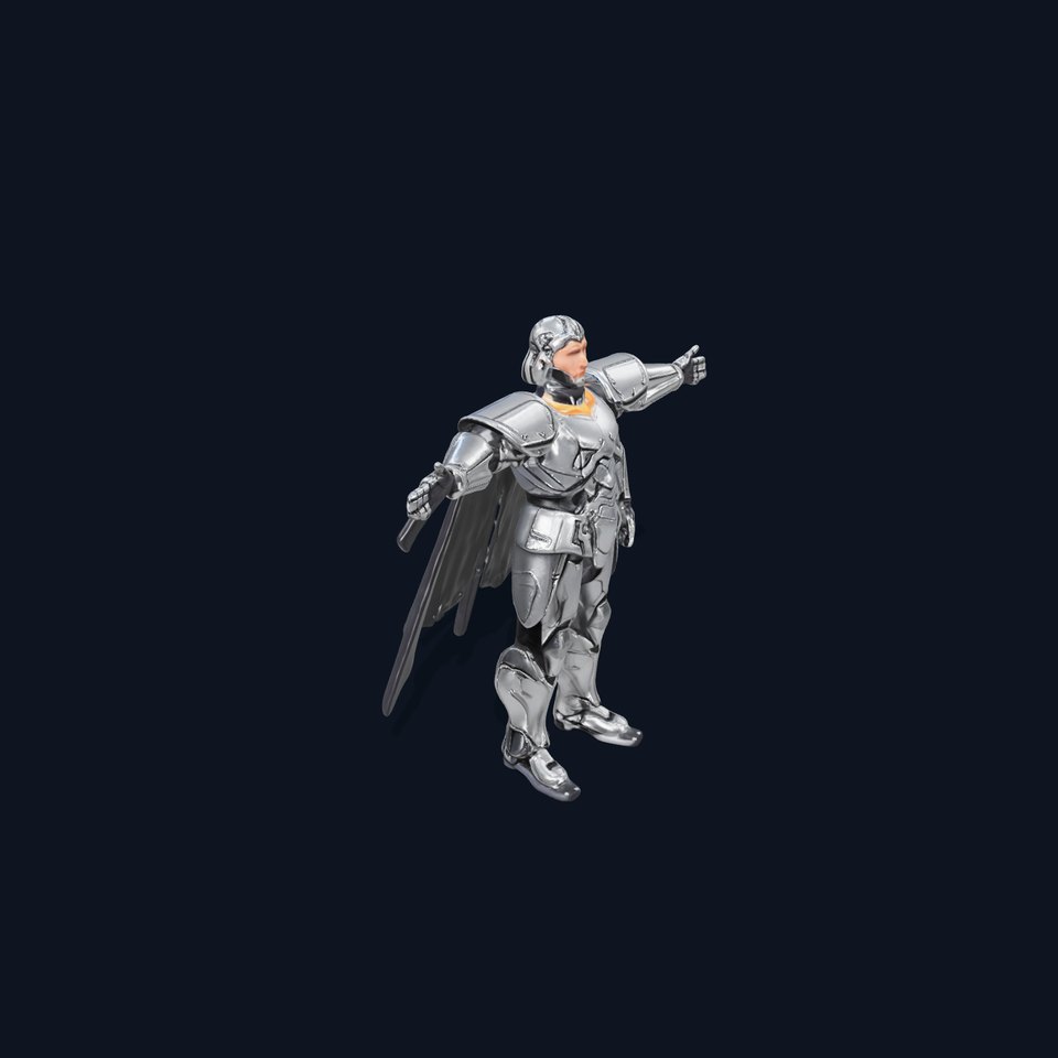 Silver Knight Armor model pack